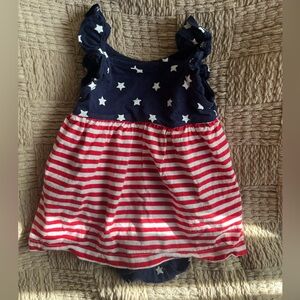 Carter's Patriotic Flag Dress